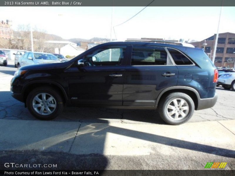 Baltic Blue / Gray 2013 Kia Sorento LX AWD