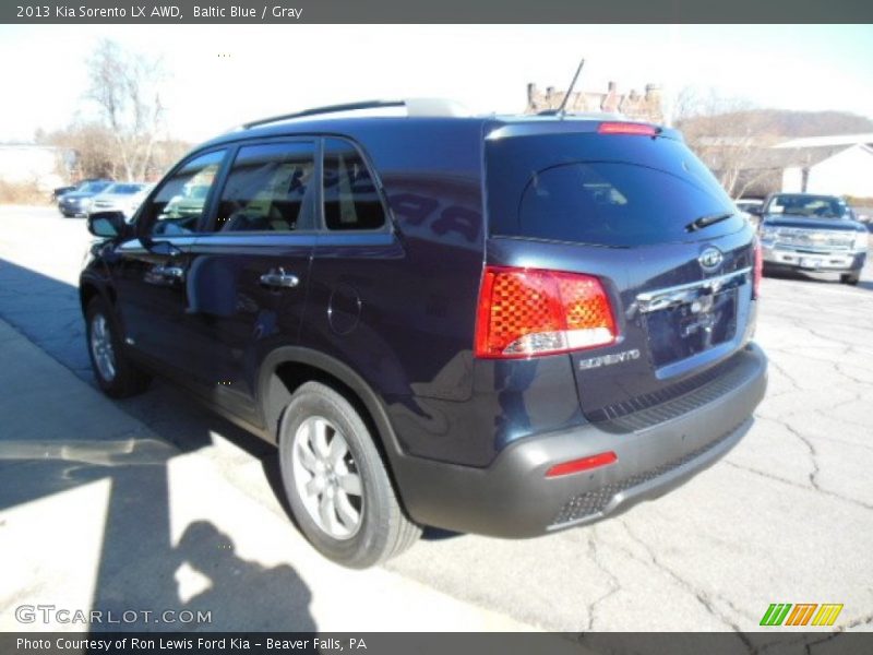 Baltic Blue / Gray 2013 Kia Sorento LX AWD