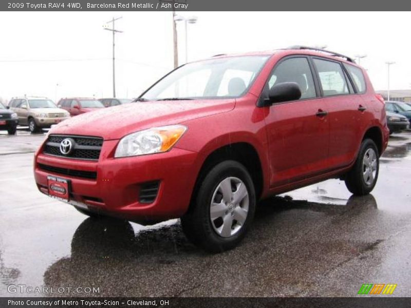 Barcelona Red Metallic / Ash Gray 2009 Toyota RAV4 4WD