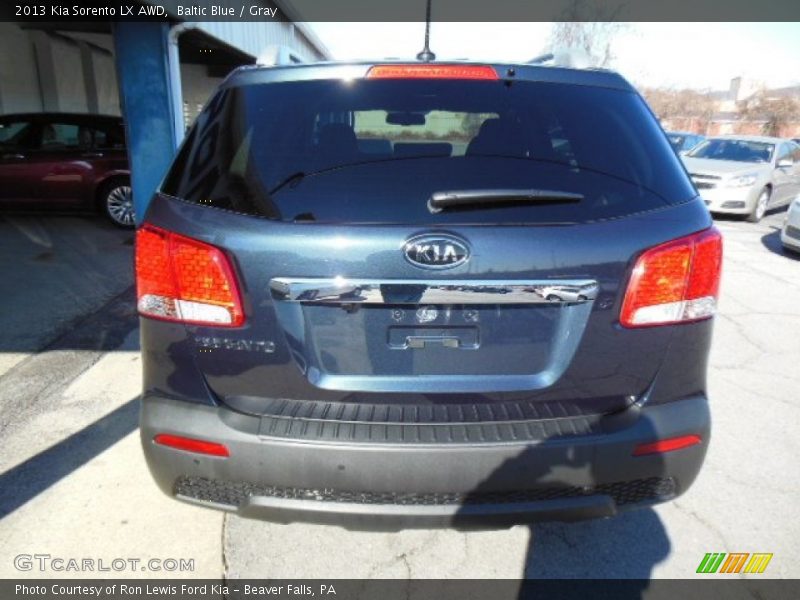 Baltic Blue / Gray 2013 Kia Sorento LX AWD
