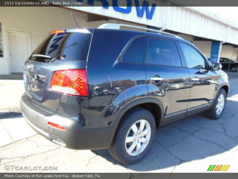 Baltic Blue / Gray 2013 Kia Sorento LX AWD