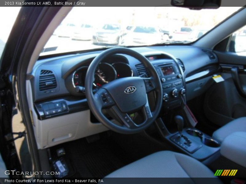 Baltic Blue / Gray 2013 Kia Sorento LX AWD
