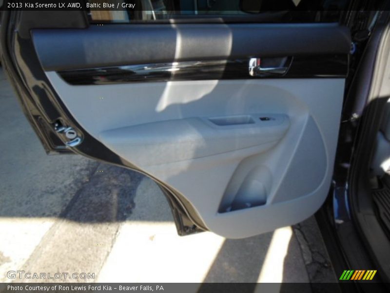 Baltic Blue / Gray 2013 Kia Sorento LX AWD