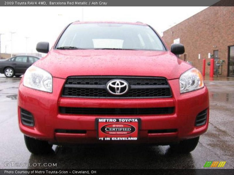 Barcelona Red Metallic / Ash Gray 2009 Toyota RAV4 4WD