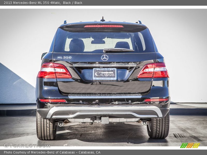 Black / Black 2013 Mercedes-Benz ML 350 4Matic