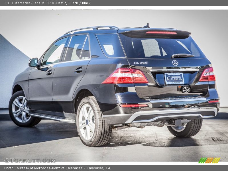 Black / Black 2013 Mercedes-Benz ML 350 4Matic