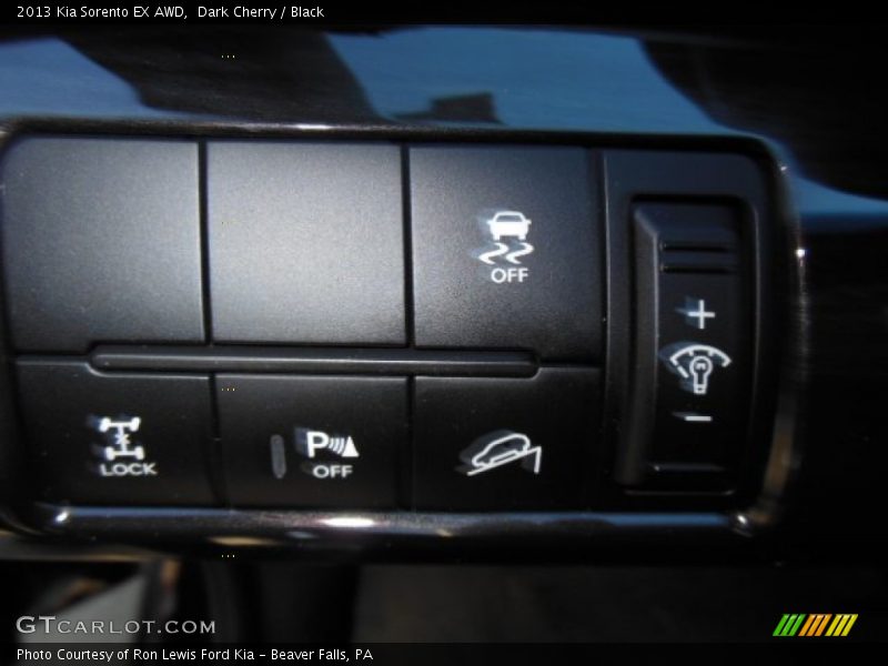 Dark Cherry / Black 2013 Kia Sorento EX AWD