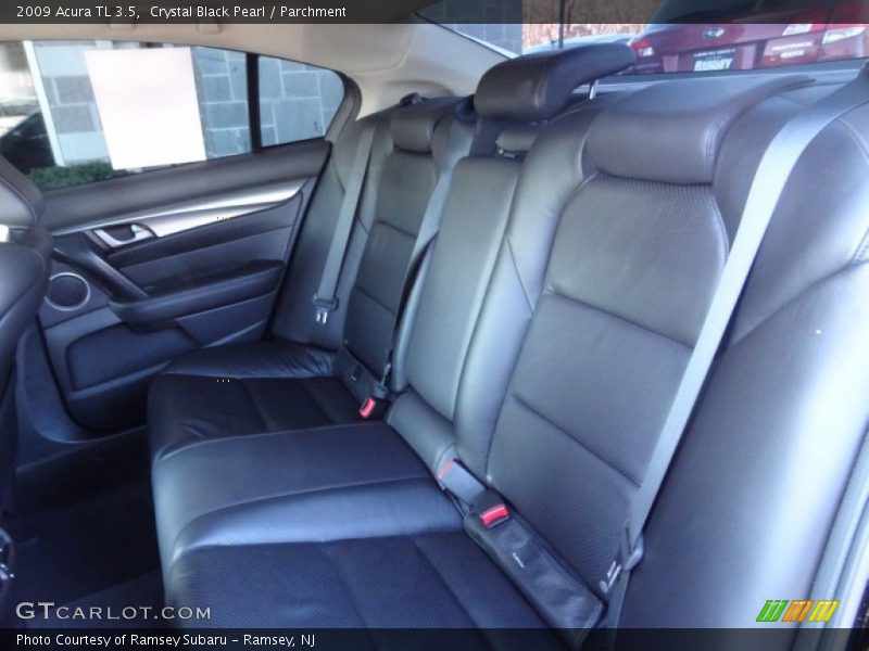 Crystal Black Pearl / Parchment 2009 Acura TL 3.5