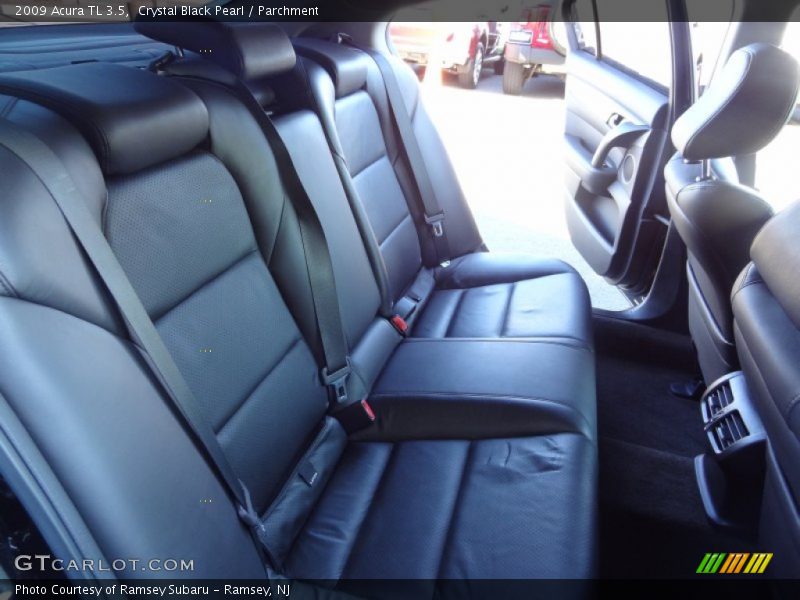 Crystal Black Pearl / Parchment 2009 Acura TL 3.5