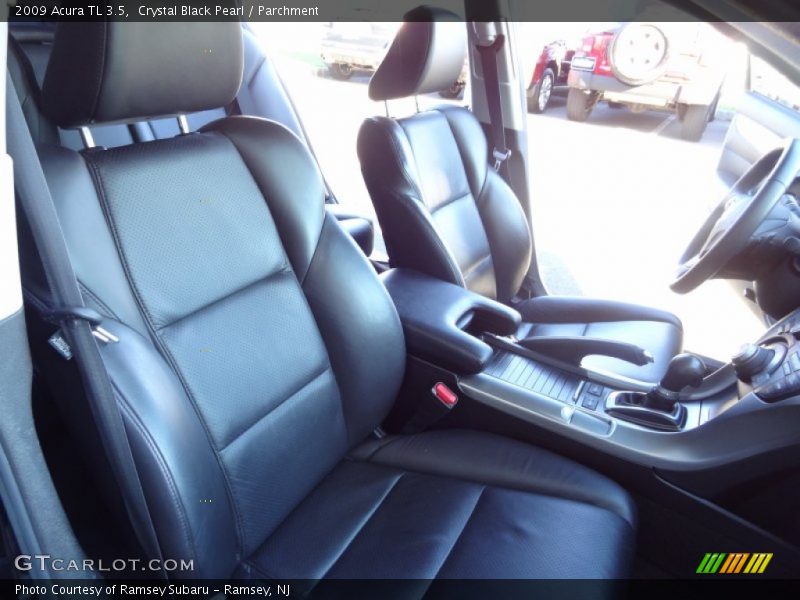 Crystal Black Pearl / Parchment 2009 Acura TL 3.5