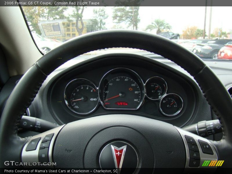 Crimson Red / Light Taupe 2006 Pontiac G6 GT Coupe