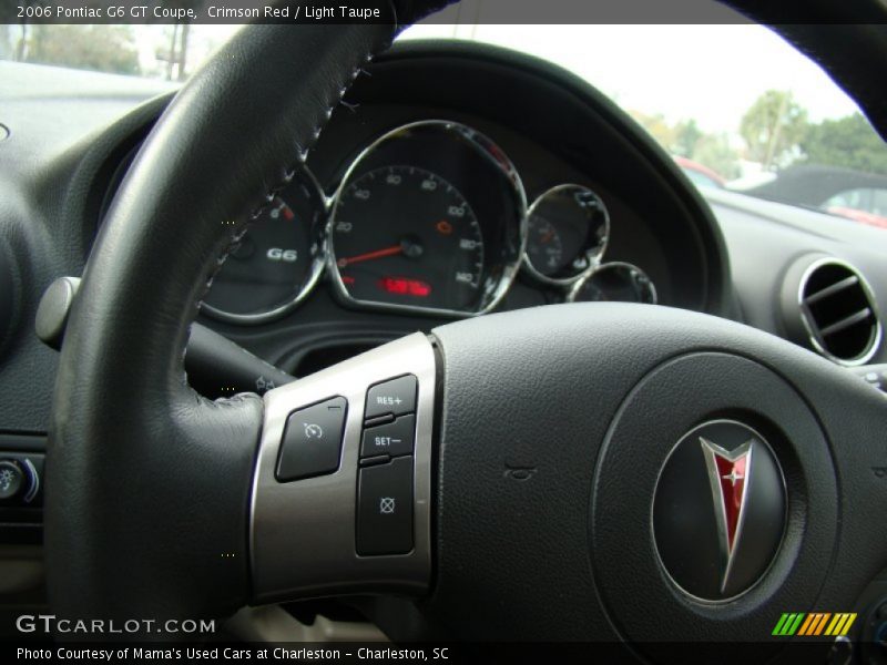 Crimson Red / Light Taupe 2006 Pontiac G6 GT Coupe