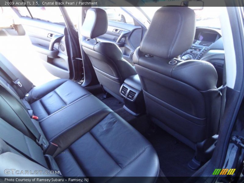 Crystal Black Pearl / Parchment 2009 Acura TL 3.5