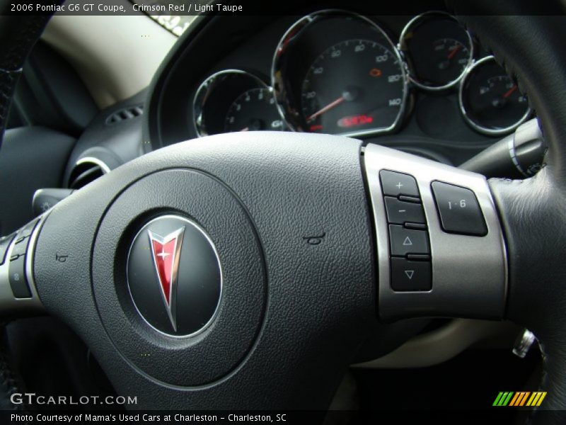 Crimson Red / Light Taupe 2006 Pontiac G6 GT Coupe