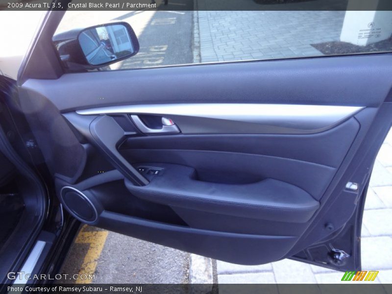 Crystal Black Pearl / Parchment 2009 Acura TL 3.5