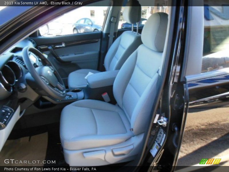 Front Seat of 2013 Sorento LX AWD