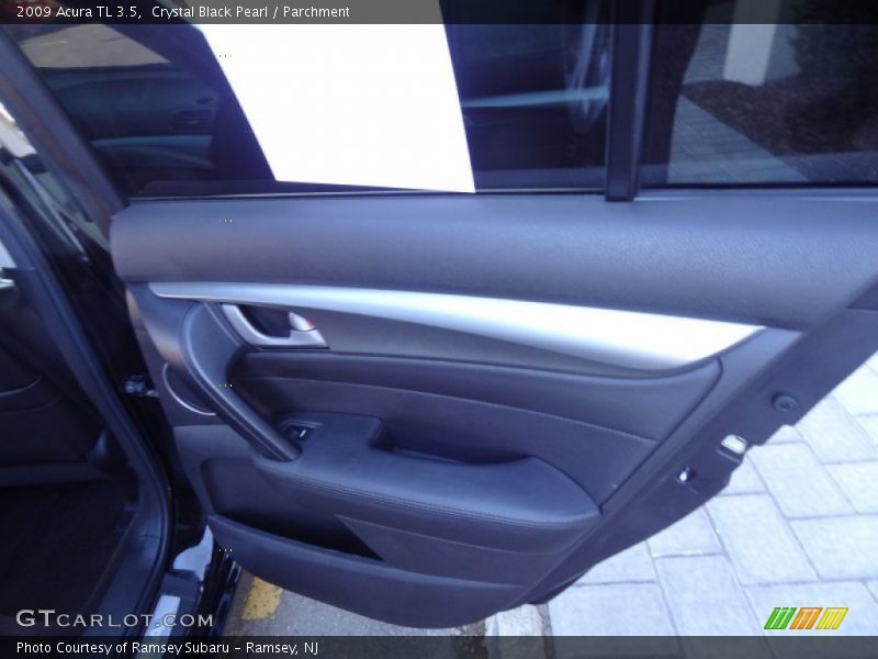 Crystal Black Pearl / Parchment 2009 Acura TL 3.5