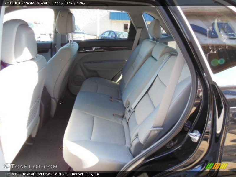 Rear Seat of 2013 Sorento LX AWD