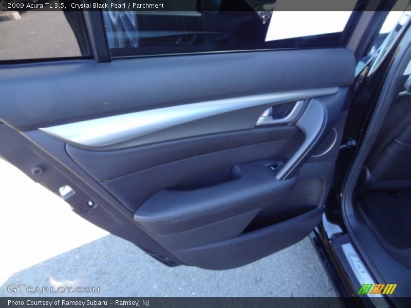 Crystal Black Pearl / Parchment 2009 Acura TL 3.5