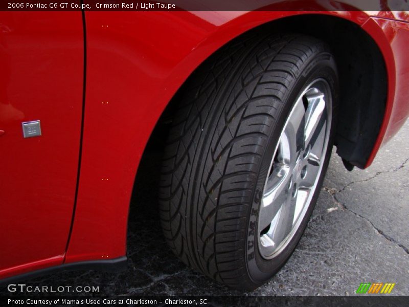 Crimson Red / Light Taupe 2006 Pontiac G6 GT Coupe