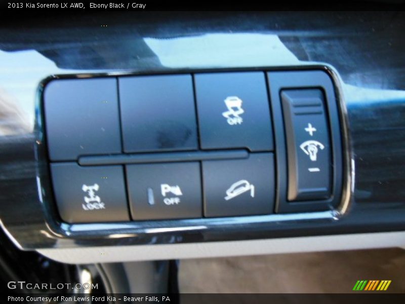 Controls of 2013 Sorento LX AWD
