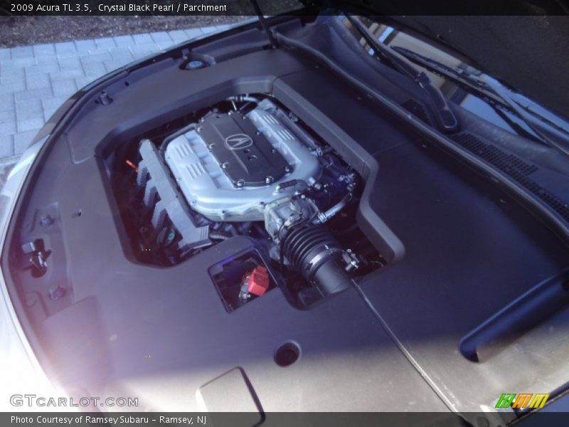 Crystal Black Pearl / Parchment 2009 Acura TL 3.5