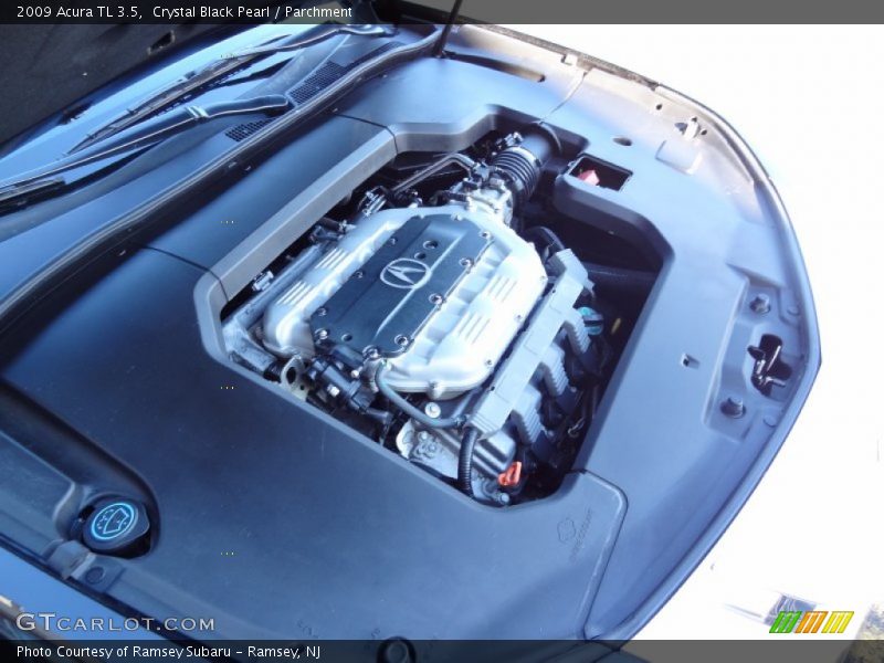 Crystal Black Pearl / Parchment 2009 Acura TL 3.5