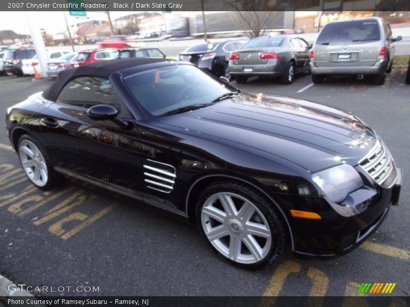 Black / Dark Slate Gray 2007 Chrysler Crossfire Roadster