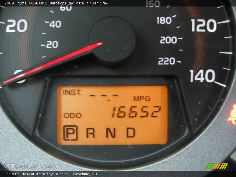 Barcelona Red Metallic / Ash Gray 2009 Toyota RAV4 4WD