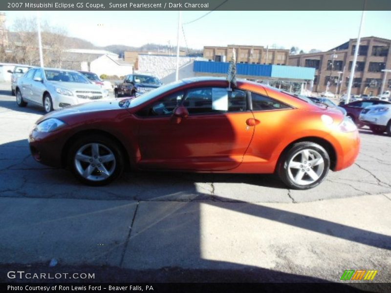 Sunset Pearlescent / Dark Charcoal 2007 Mitsubishi Eclipse GS Coupe