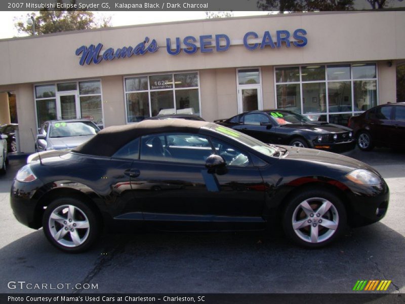 Kalapana Black / Dark Charcoal 2007 Mitsubishi Eclipse Spyder GS