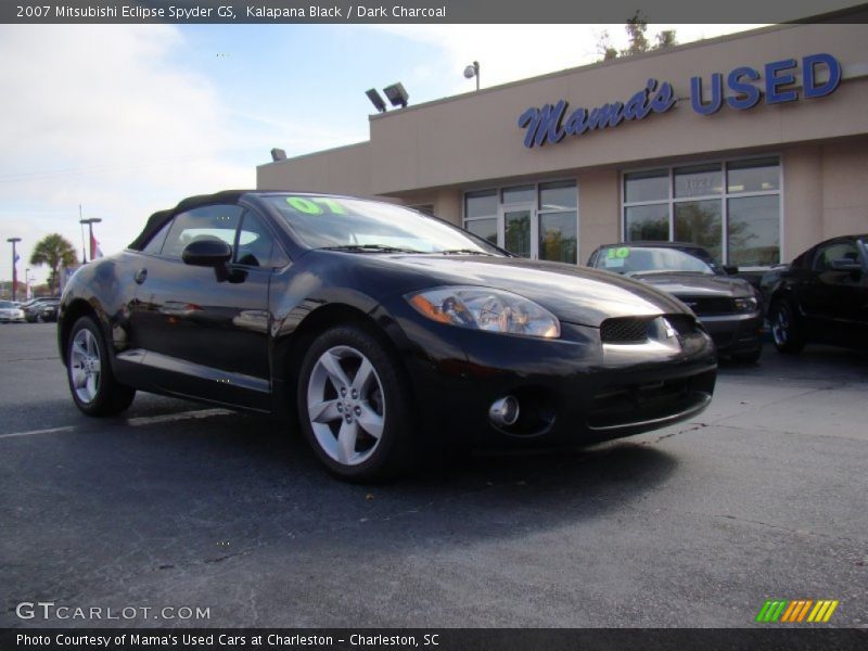 Kalapana Black / Dark Charcoal 2007 Mitsubishi Eclipse Spyder GS