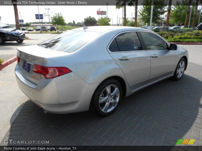 Silver Moon / Ebony 2012 Acura TSX Technology Sedan