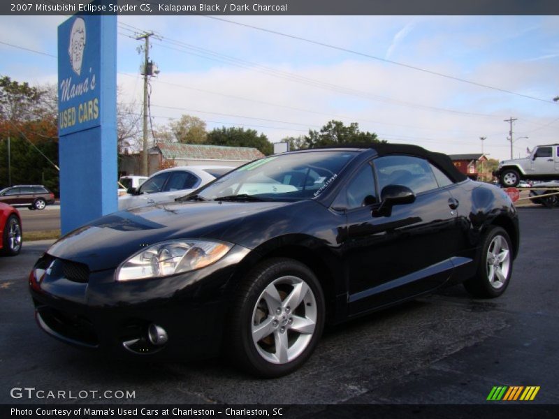 Kalapana Black / Dark Charcoal 2007 Mitsubishi Eclipse Spyder GS