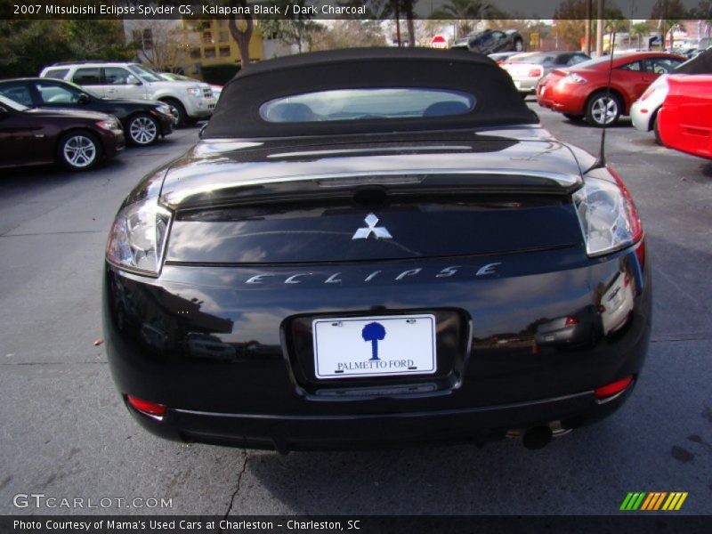 Kalapana Black / Dark Charcoal 2007 Mitsubishi Eclipse Spyder GS