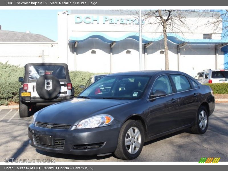 Slate Metallic / Neutral Beige 2008 Chevrolet Impala LS