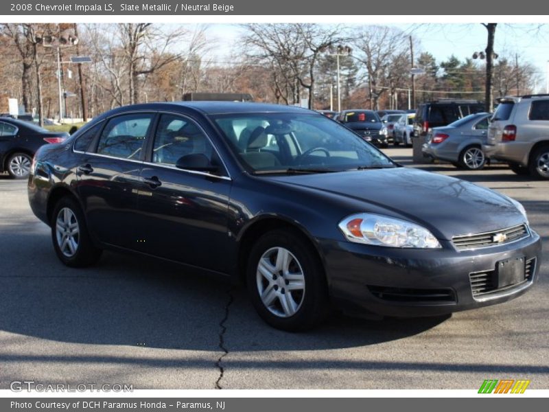 Slate Metallic / Neutral Beige 2008 Chevrolet Impala LS