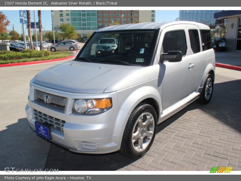 Alabaster Silver Metallic / Black/Tribal 2007 Honda Element SC