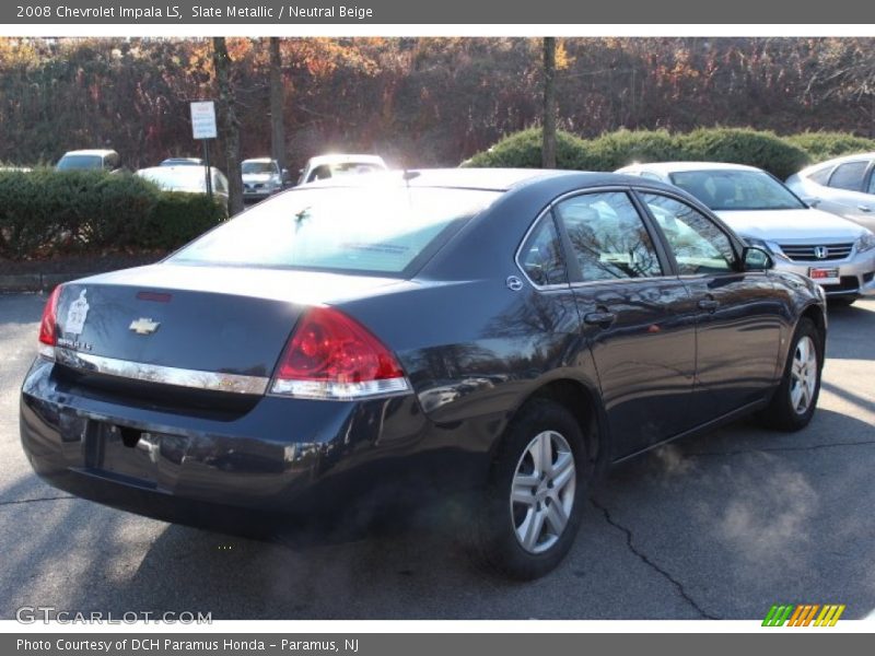 Slate Metallic / Neutral Beige 2008 Chevrolet Impala LS