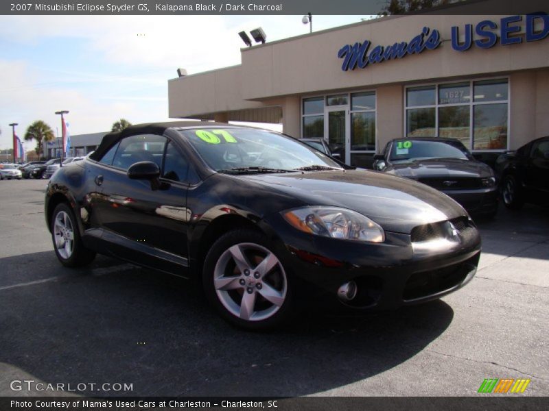 Kalapana Black / Dark Charcoal 2007 Mitsubishi Eclipse Spyder GS