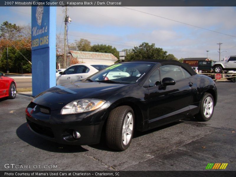 Kalapana Black / Dark Charcoal 2007 Mitsubishi Eclipse Spyder GS