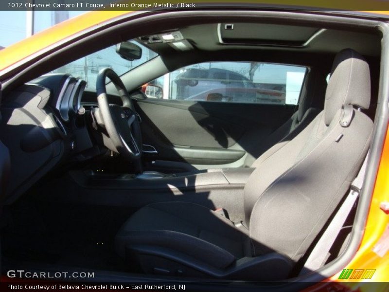 Inferno Orange Metallic / Black 2012 Chevrolet Camaro LT Coupe