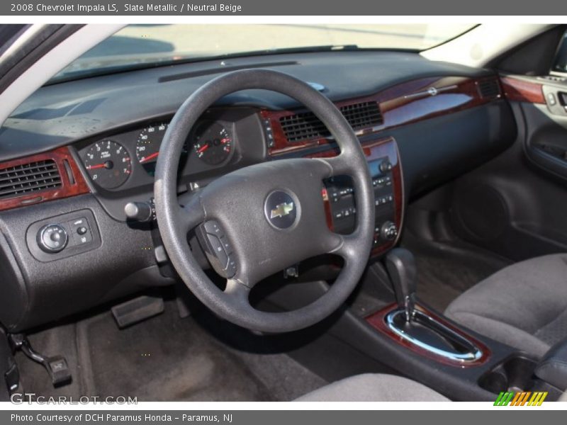 Slate Metallic / Neutral Beige 2008 Chevrolet Impala LS