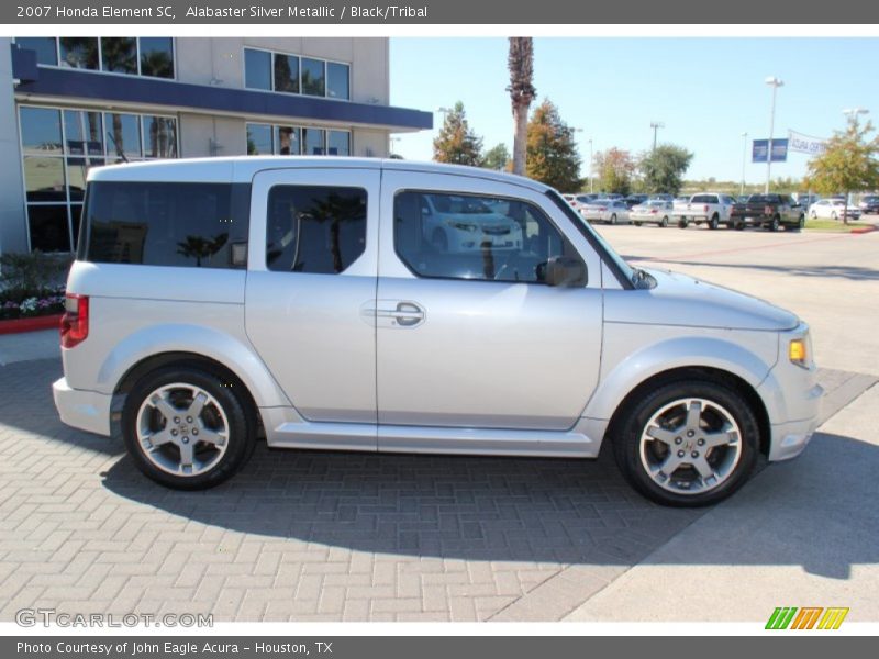 Alabaster Silver Metallic / Black/Tribal 2007 Honda Element SC