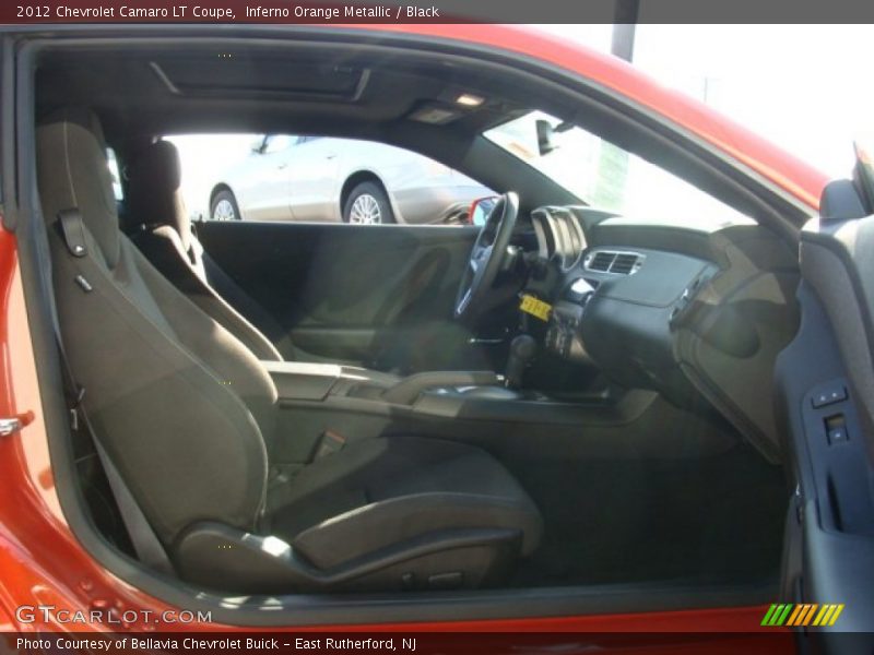 Inferno Orange Metallic / Black 2012 Chevrolet Camaro LT Coupe