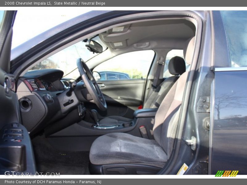 Slate Metallic / Neutral Beige 2008 Chevrolet Impala LS
