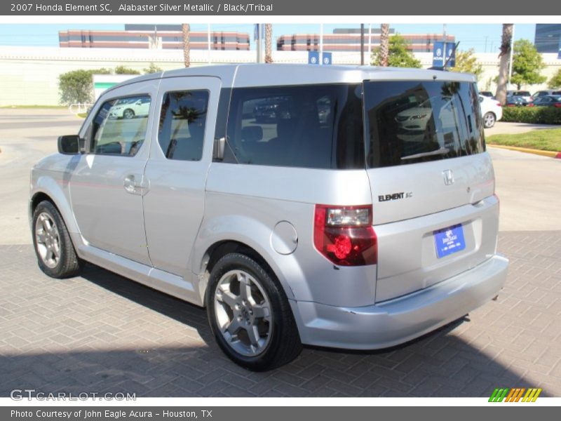 Alabaster Silver Metallic / Black/Tribal 2007 Honda Element SC