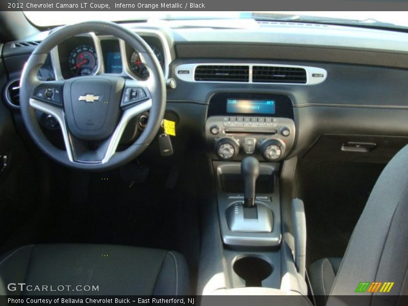 Inferno Orange Metallic / Black 2012 Chevrolet Camaro LT Coupe