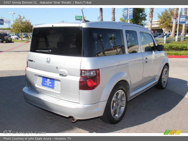 Alabaster Silver Metallic / Black/Tribal 2007 Honda Element SC