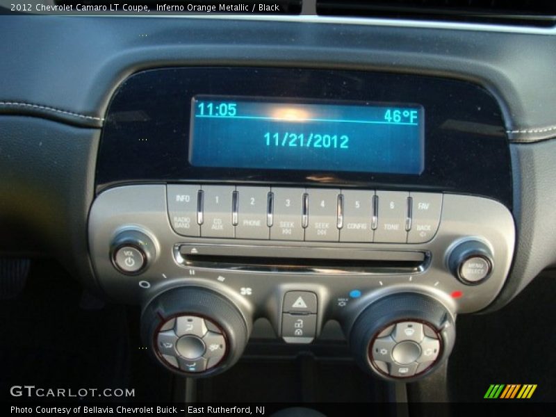 Inferno Orange Metallic / Black 2012 Chevrolet Camaro LT Coupe